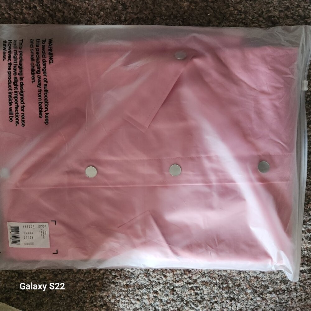 Rains Long Jacket Pink Sky Unisex Size Various. All NWT. - Picture 8 of 11